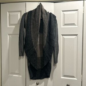 Autumn Cashmere Open Sweater Cardigan, Size Small